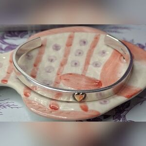 J.C.C Williamsburg Handwrought 1C Sterling Silver Cuff Bracelet, Child Size